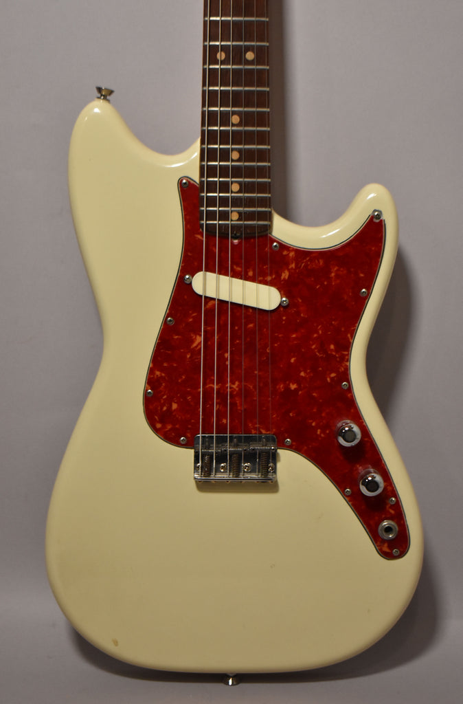 Fender 1963 Musicmaster PreCBS ヴィンテージ 1963 Fender Musicmaster White Refin Pre-CBS w/Gig Bag – Imperial