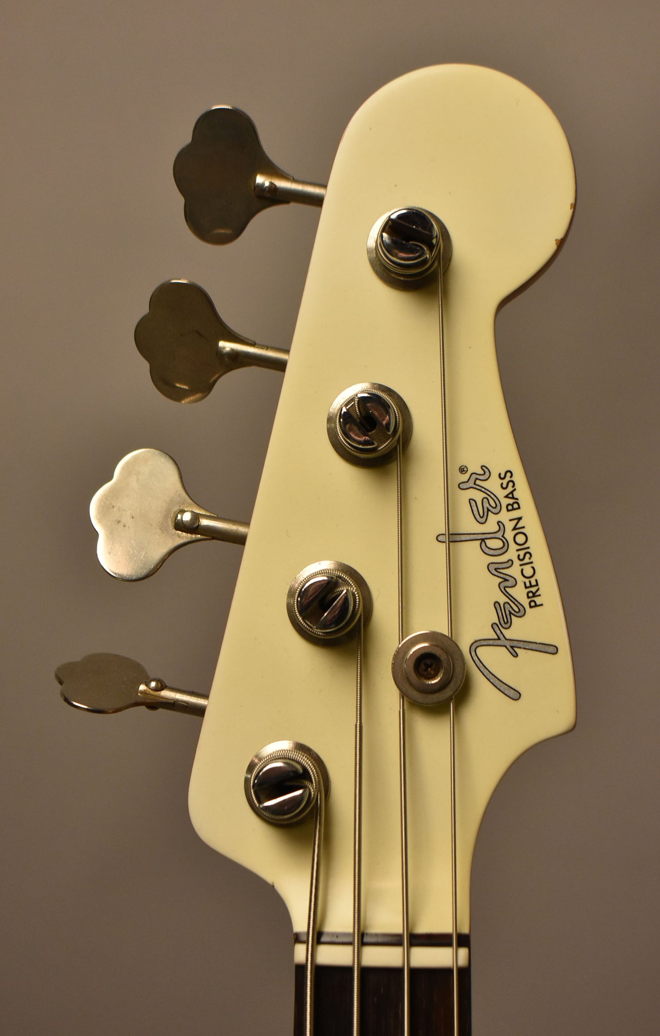 1963 Fender Precision Bass Olympic White Refin Pre-CBS w/HSC – Imperial ...