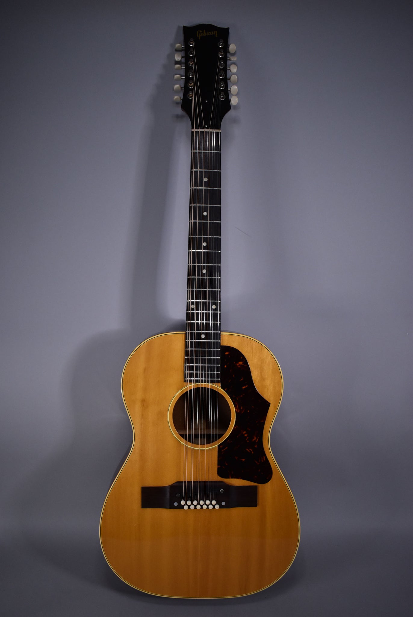 12 String 1964 Gibson B-25 12-String Acoustic Guitar | Natural Finish W/SSC ...