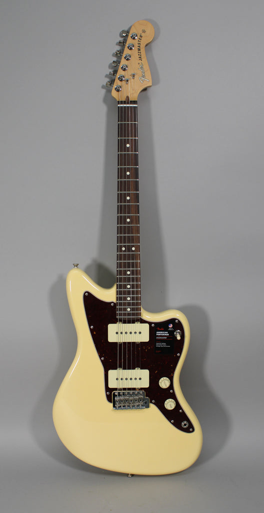 2022 Fender American Performer Jazzmaster In Vintage White Finish w/OSSC