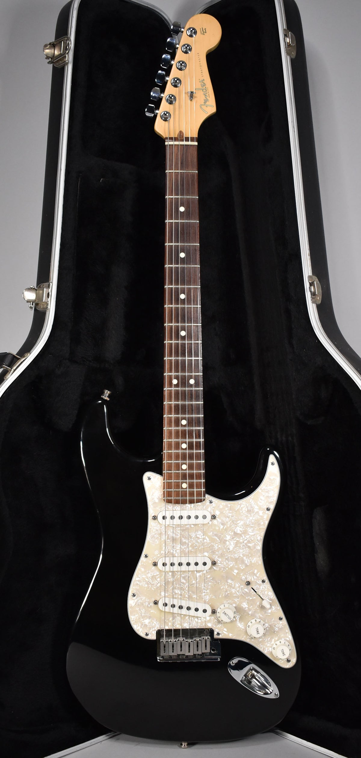 ギター Fender Mexico Standard Stratocaster 50th 2004 Fender 50th Anniversary Standard Stratocaster | Black Finish
