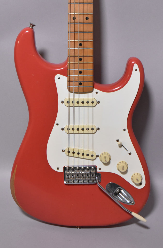 2021-Fender-Vintera-Road-Worn-Stratocaster-Imperial-Vitnage-Guitars-Sell