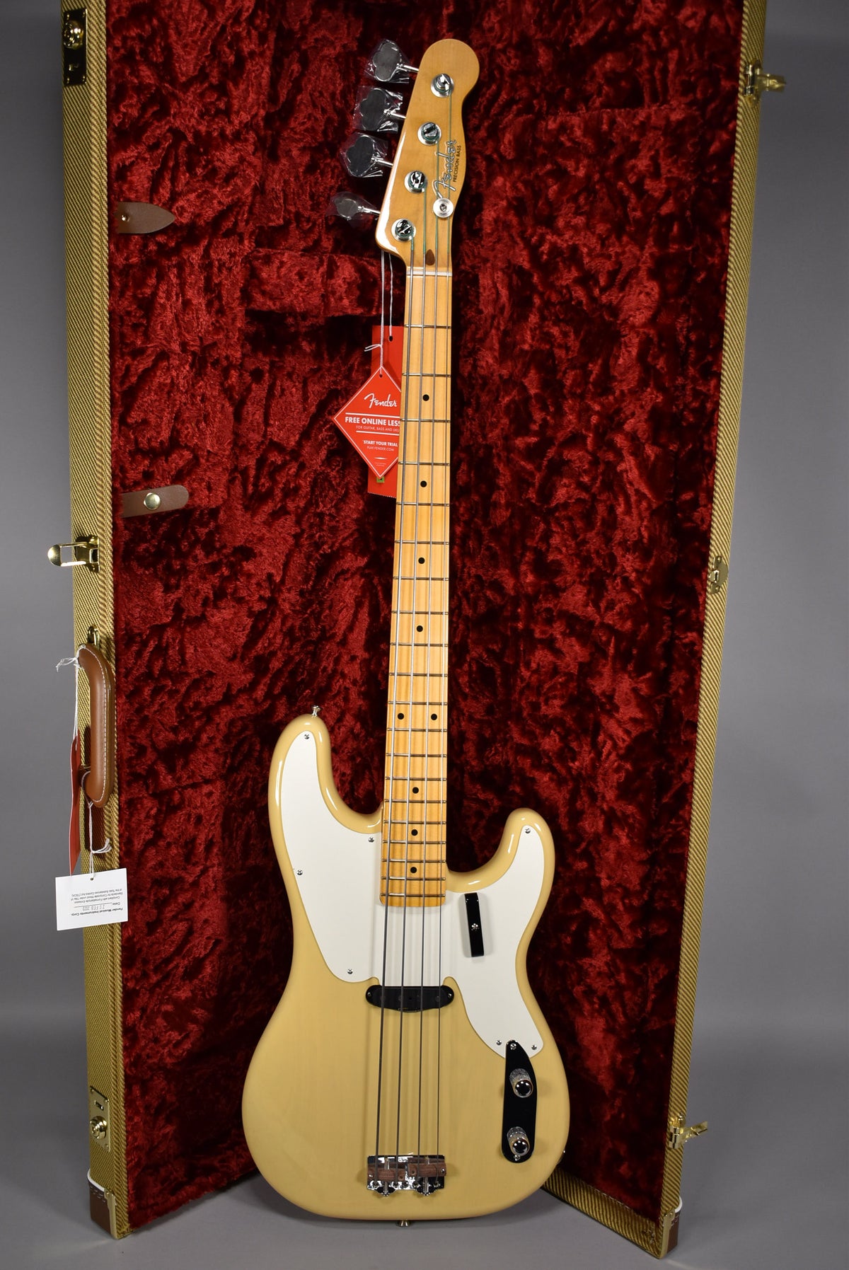 2023 Fender American Vintage II '54 Precision Bass Blonde Electric 