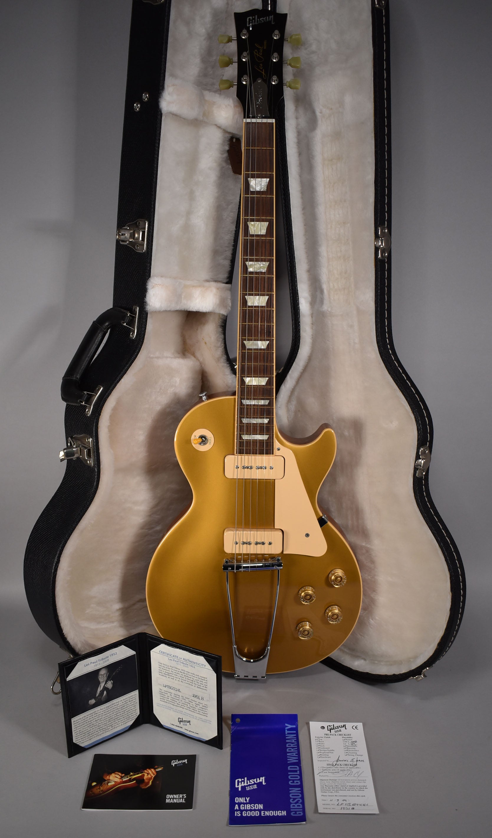 Gibson Tribute LesPaul 52Reissue Goldtop