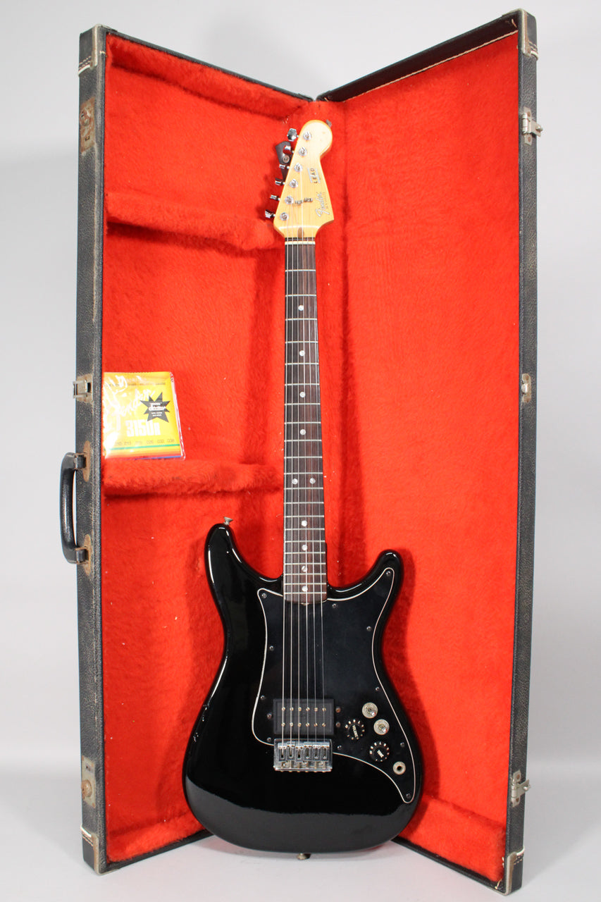 【S】fender USA LEAD 1 81年モデル 1981 Fender Lead I Black Finish w/OHSC – Imperial Vintage Guitars