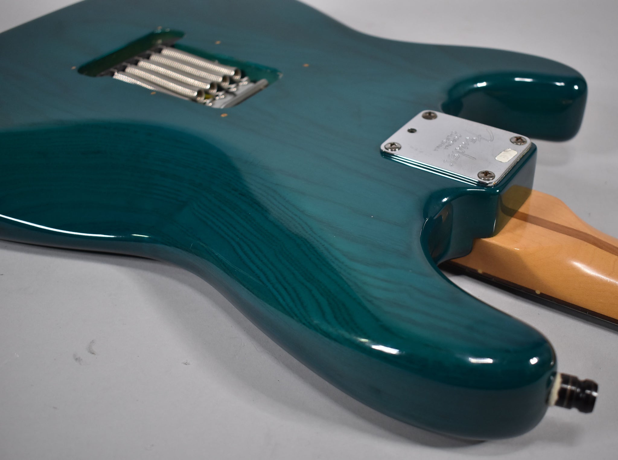 1998 Fender American Deluxe Stratocaster Transparent Teal w/HSC ...