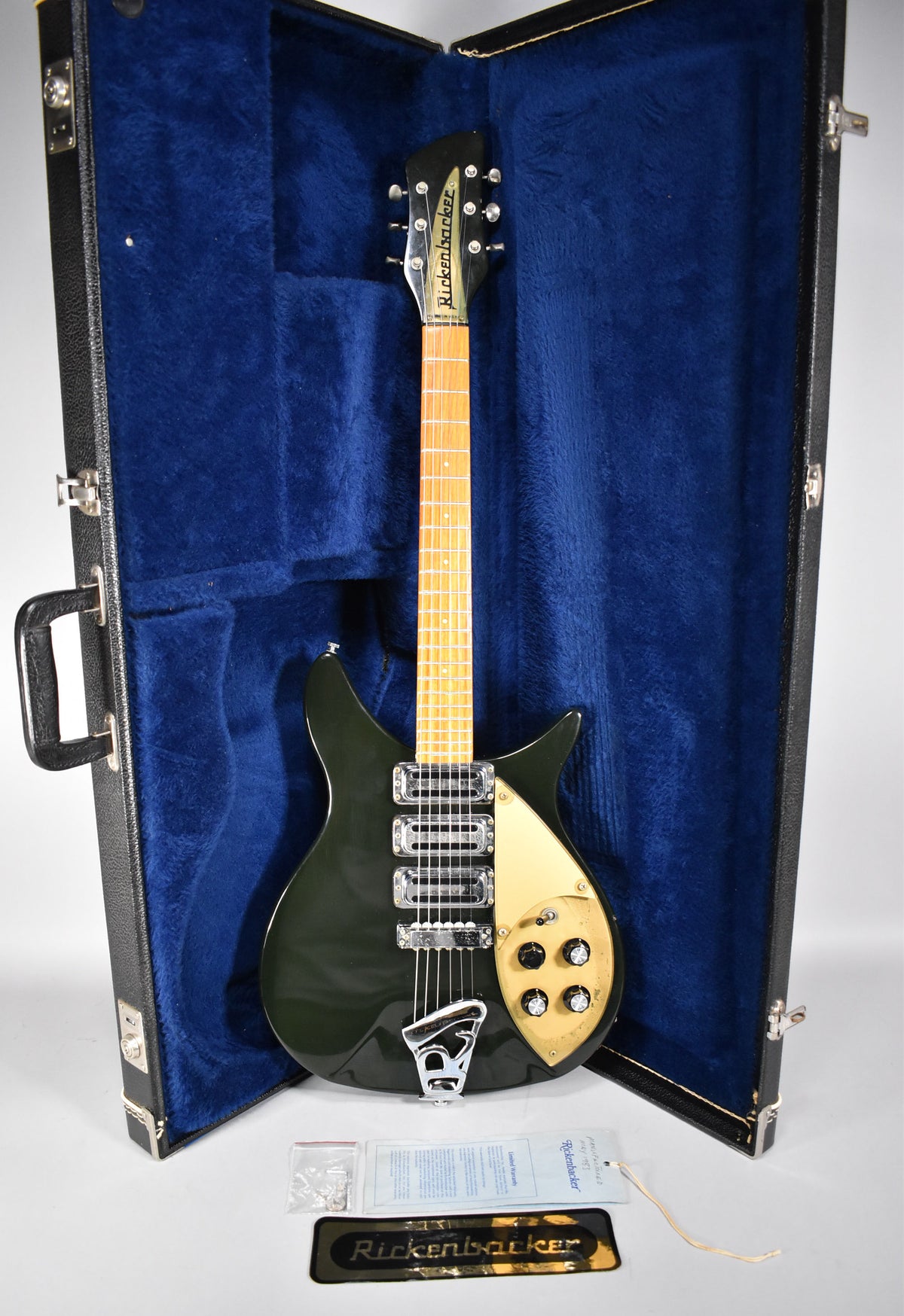1983 Rickenbacker 320B Dark Green Finish W/OHSC – Imperial Vintage