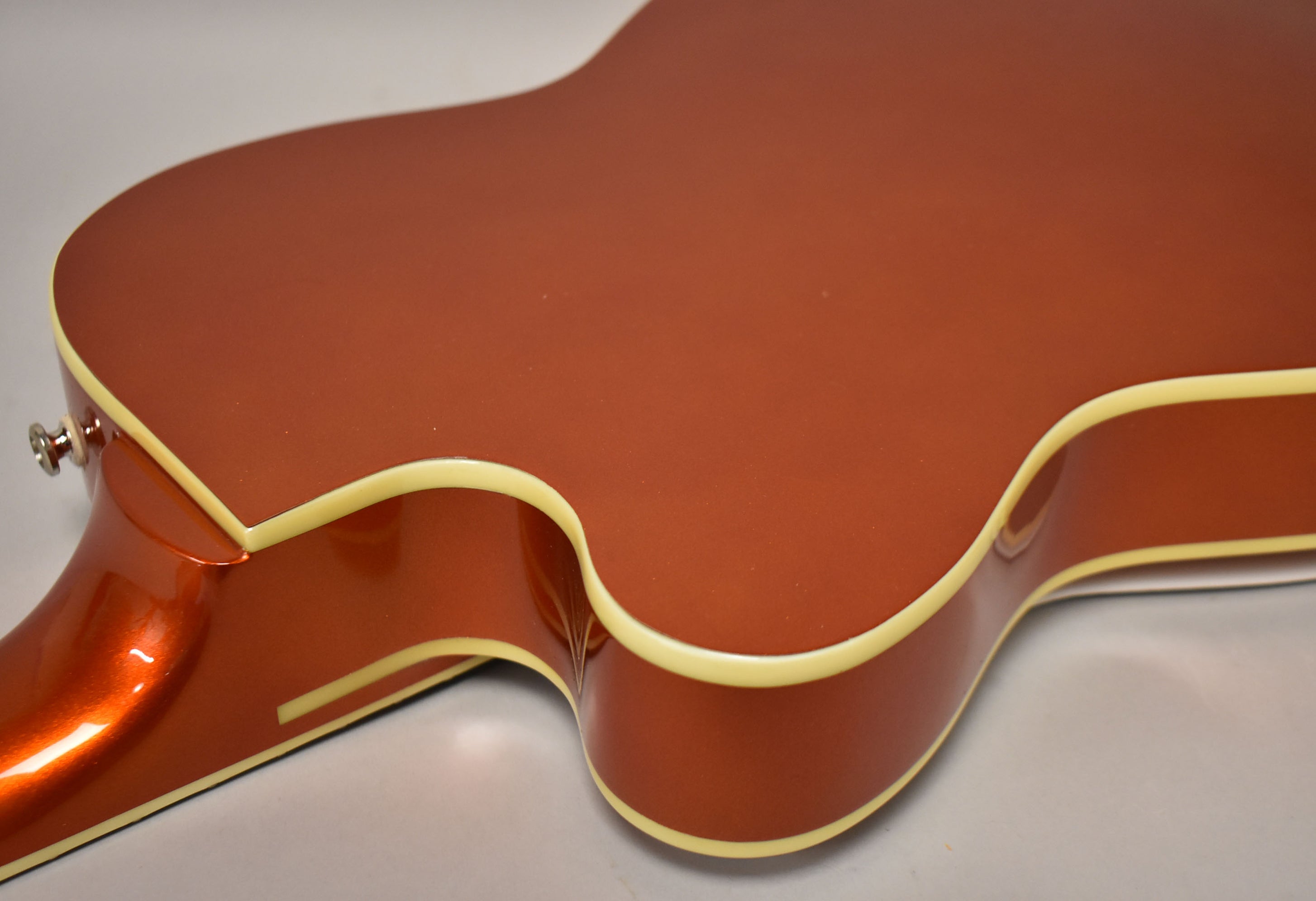 2011 Eastwood Airline Tuxedo Hollow Body Electric Guitar Copper w/OHSC