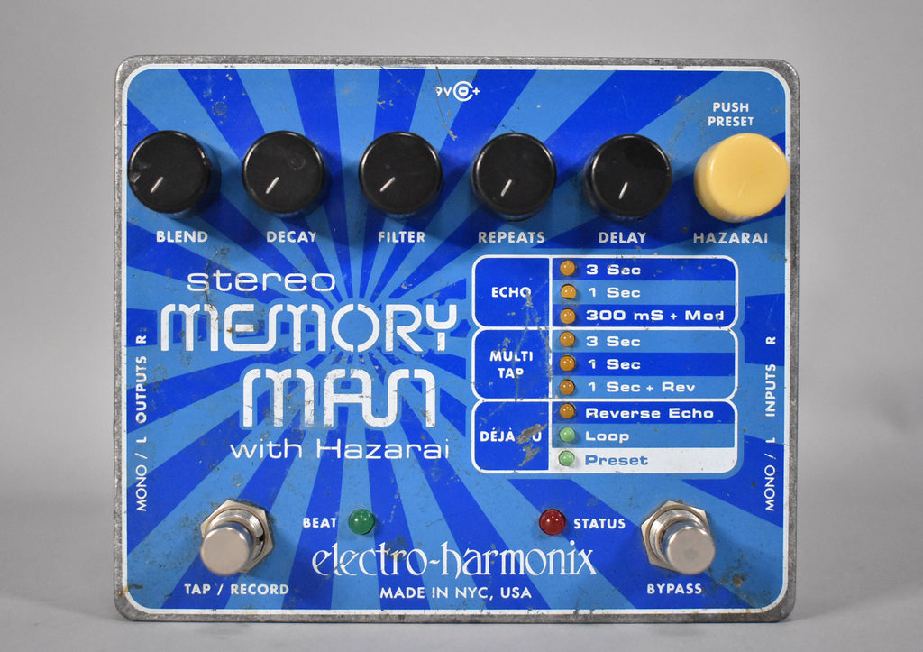 Electro-Harmonix Stereo Memory Man With Hazarai Digital Delay / Looper ...