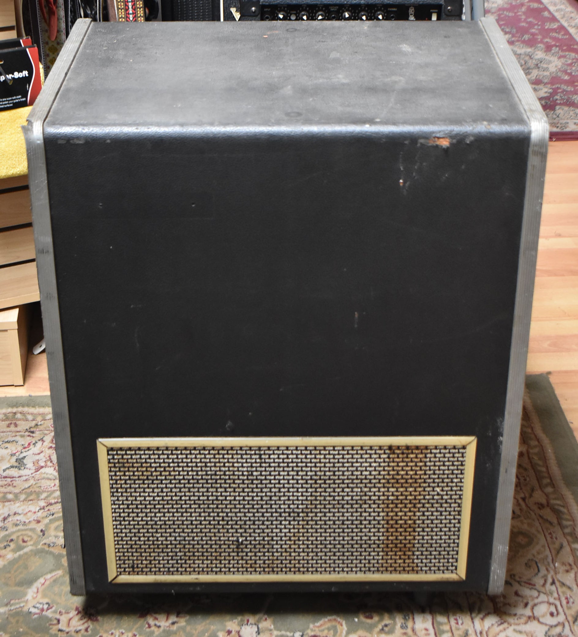 1970s Leslie 825 Amplifier/Rotating Speaker Combo Black Imperial