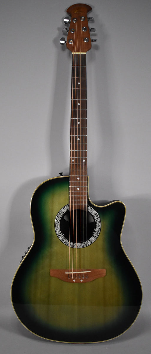 Ovation Celebrity CC026 Bowlback Acoustic MIK Green Burst – Imperial  Vintage Guitars