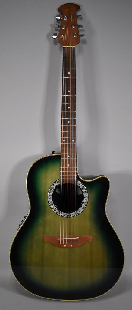 Ovation Celebrity CC026 Bowlback Acoustic MIK Green Burst