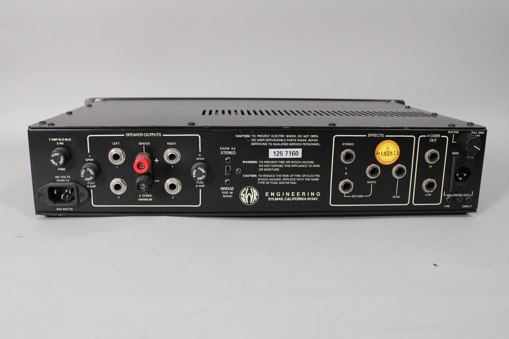 SWR SM-400 Rack Mount 400 Watt Tube Preamp Bass Amplifier – Imperial ...