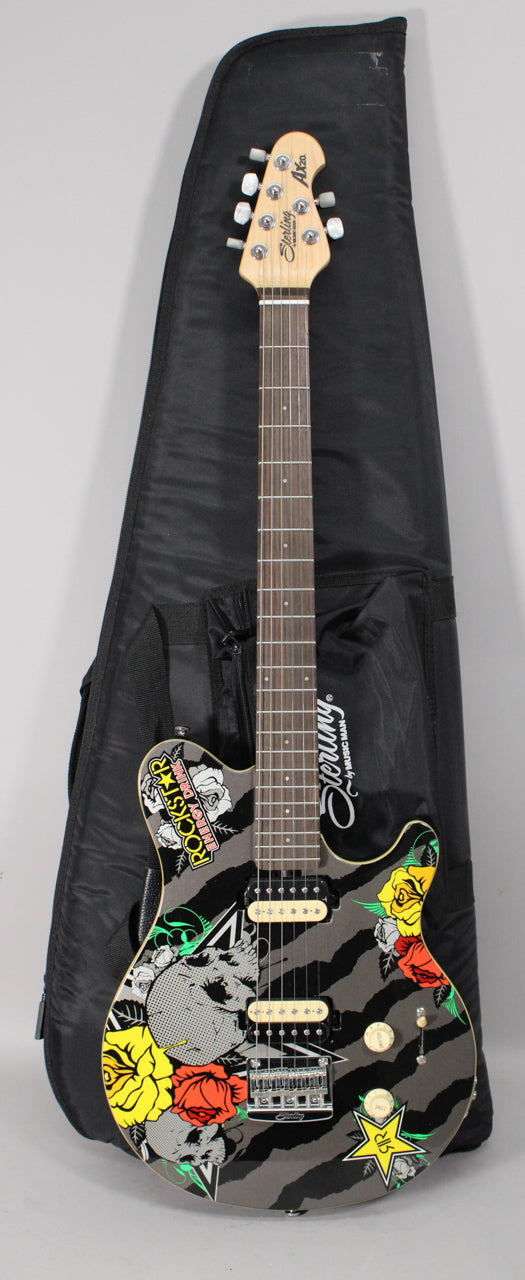 ギター Sterling by Music Man Ax20 Sterling-Axis-Rockstar-Skull-
