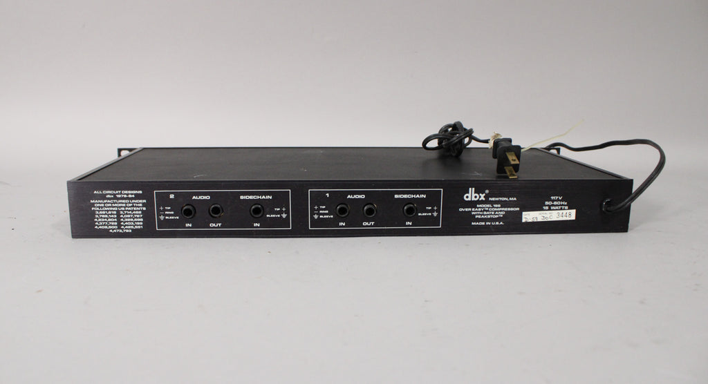 dbx 166 Over Easy Compressor With Gate And Peakstop – Imperial
