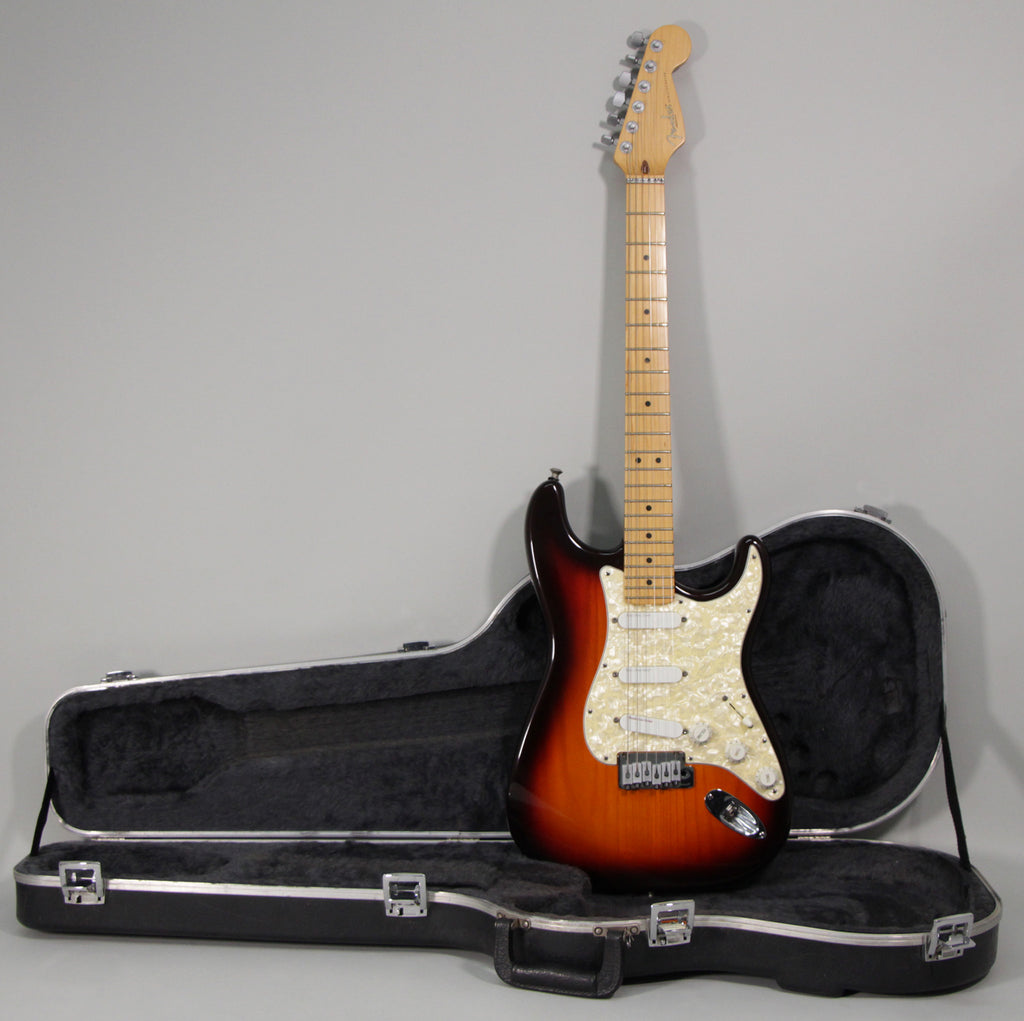 1997 Fender Stratocaster Plus Deluxe Sunburst Finish Electric Guitar w –  Imperial Vintage Guitars