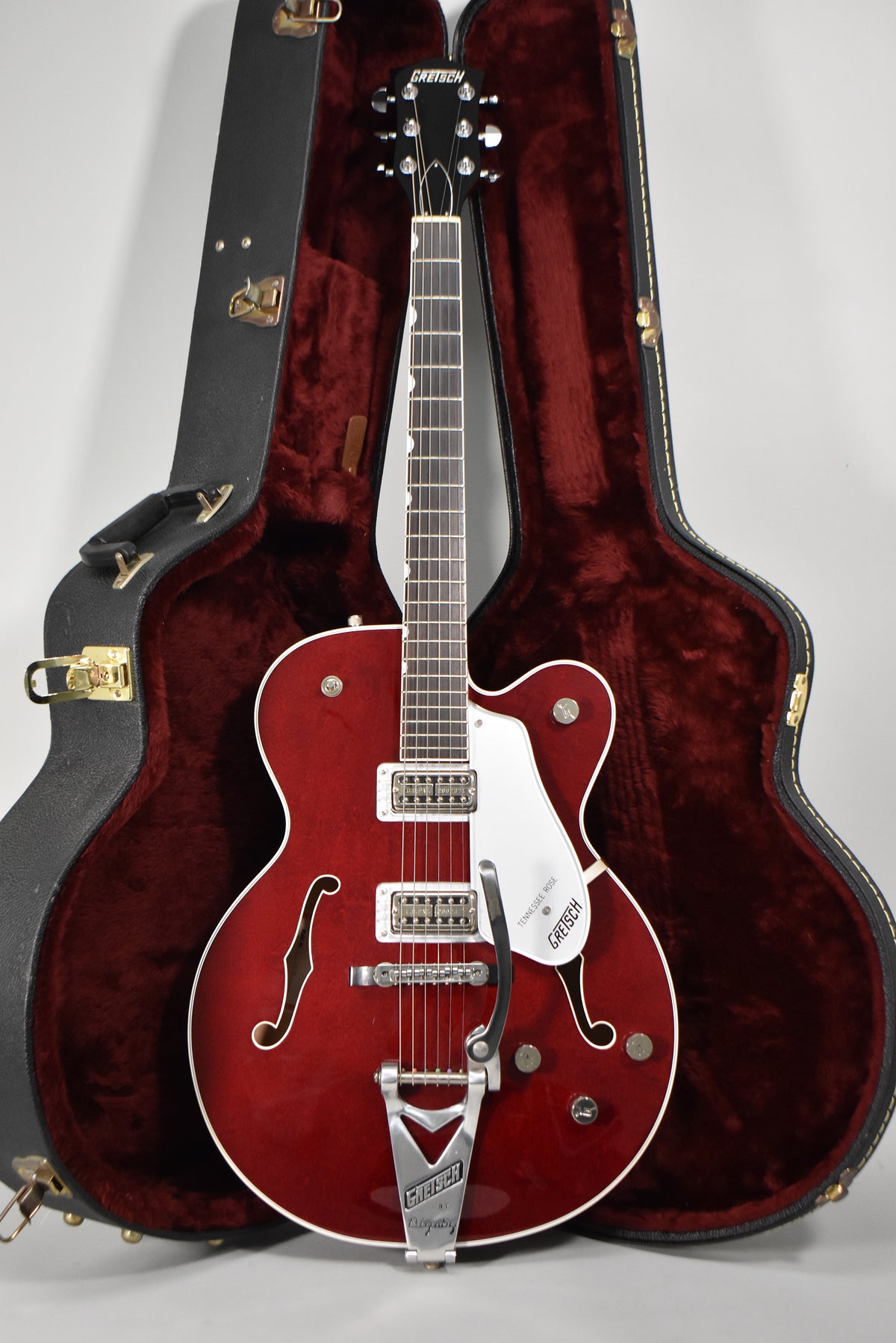 2002 Gretsch 6119 Tennessee Rose Cherry Stain Electric Guitar w/OHSC