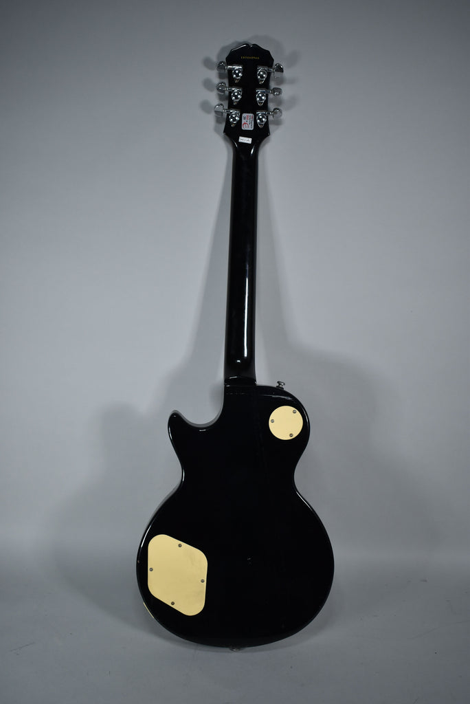 2010 Epiphone Les Paul Standard Black Finish Electric Guitar