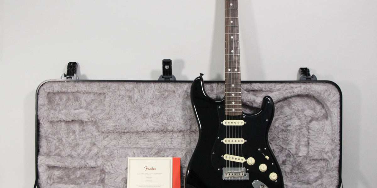 2021 Fender Mod Shop Stratocaster Black Finish Electric Guitar w/OHSC
