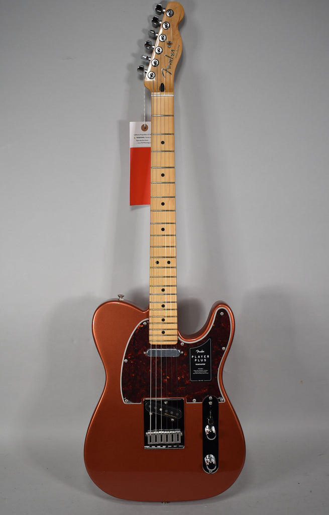 2021 Fender Player Plus Telecaster Aged Candy Apple Red Electric