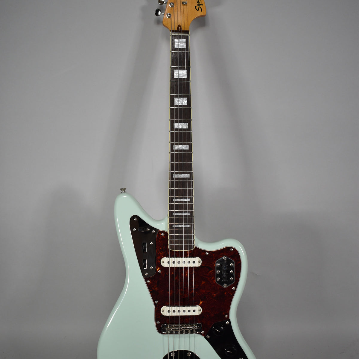 2021 Squier Classic Vibe 70s Jaguar Surf Green Finish Electric Guitar