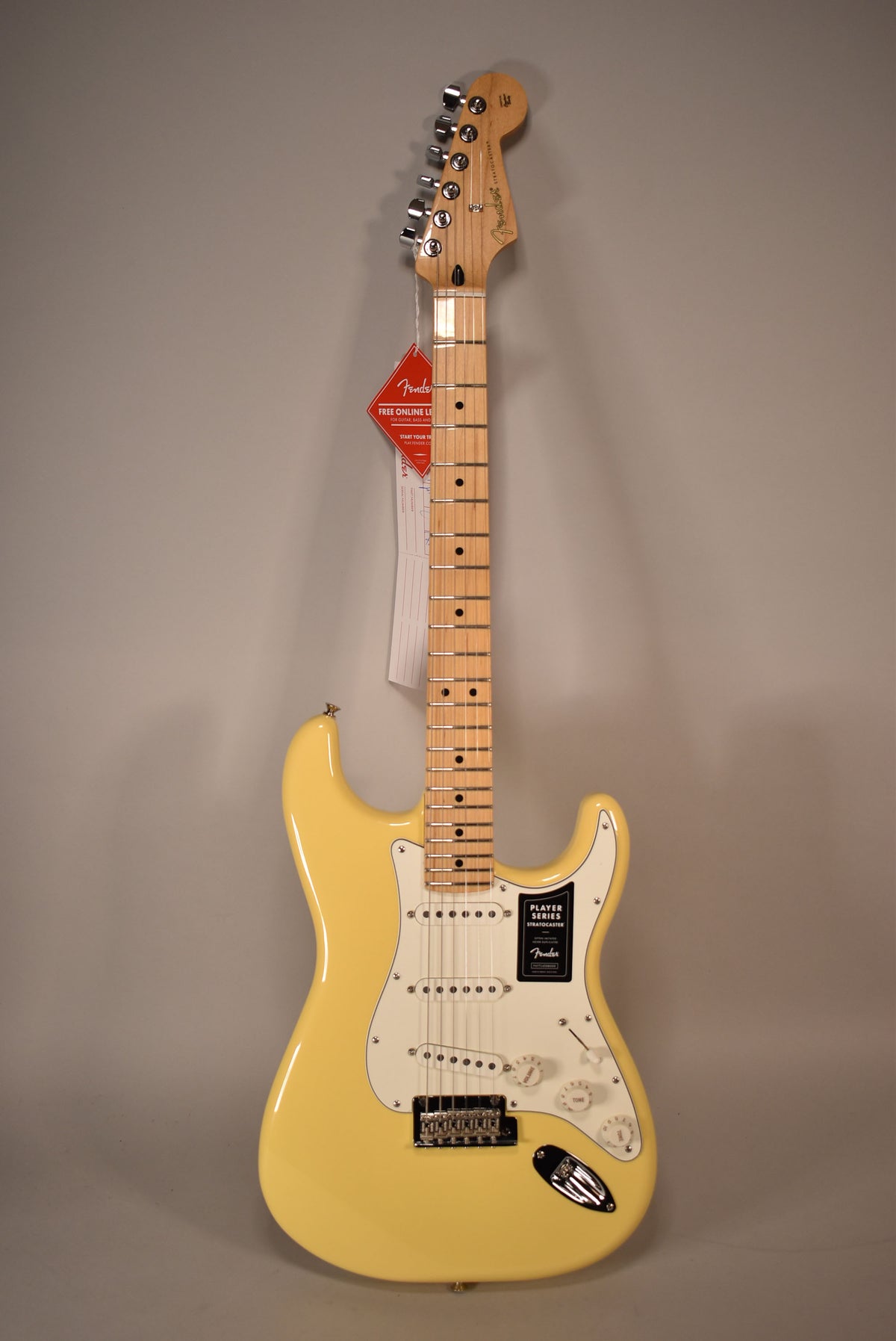 2021 Fender Player Stratocaster Buttercream Finish Electric Guitar