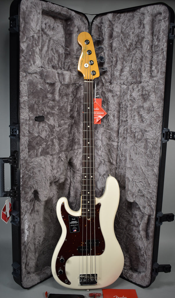 2022 Fender American Professional II Precision Bass Left-Handed Olympi –  Imperial Vintage Guitars