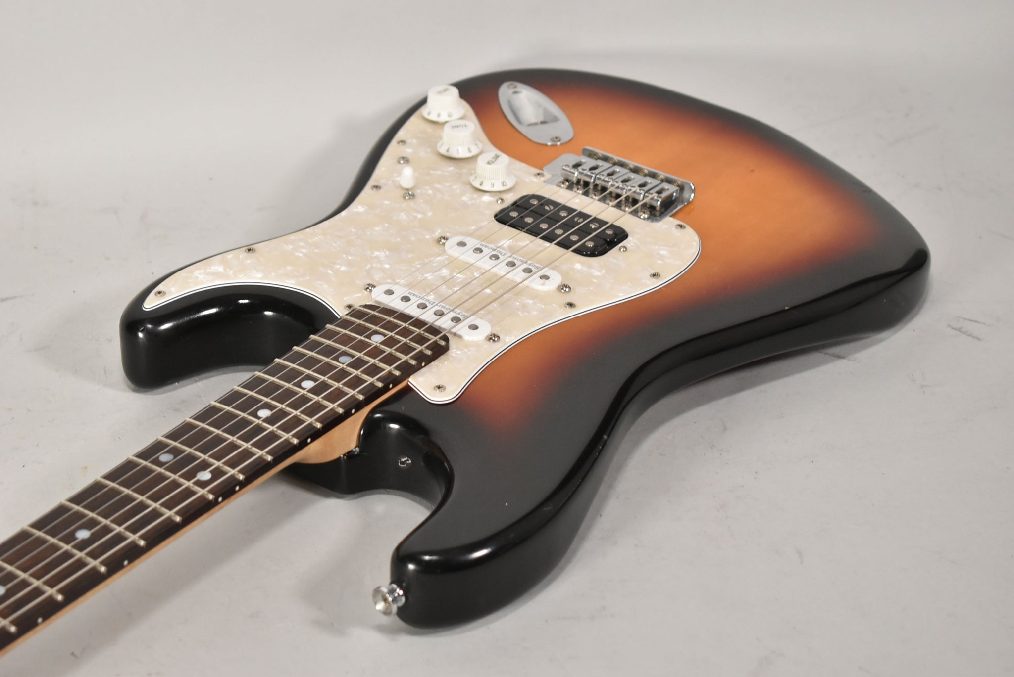 HSS Partscaster Strat Type Sunburst Finish Electric Guitar – Imperial ...